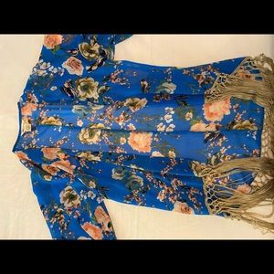 Lucky and Coco Fringe Coverup/Shawl